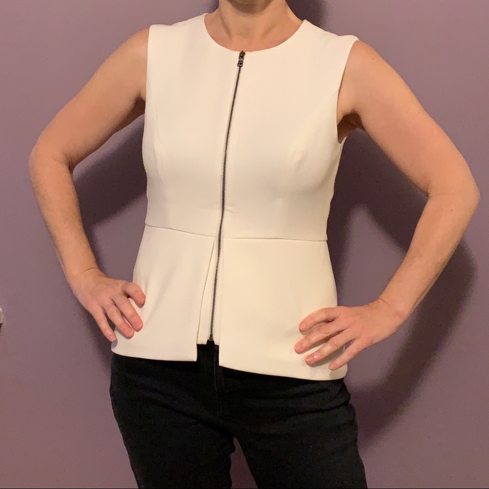 bcbg zip up top
